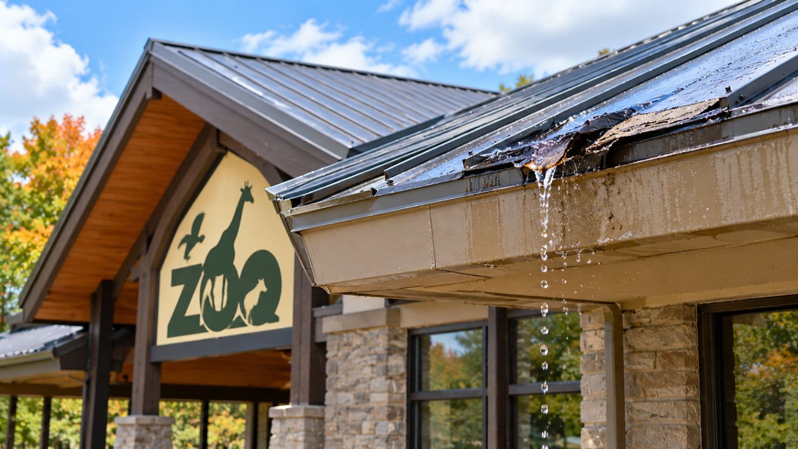 Submitted photo for: Watertown approves engineering study for Zoo New York roof repairs