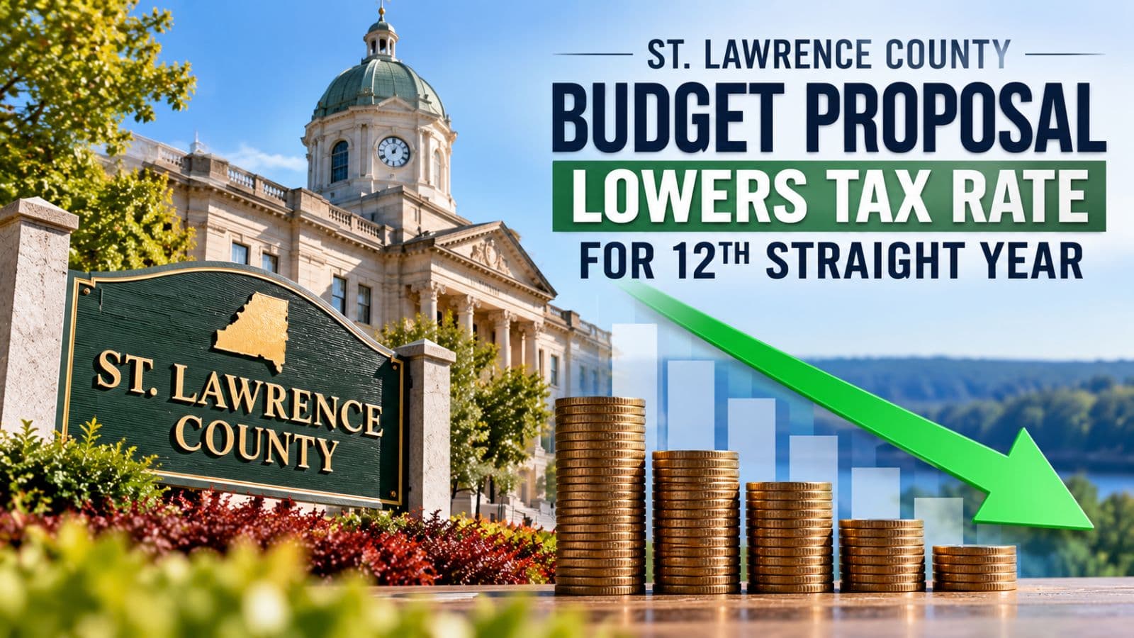 Submitted photo for: St. Lawrence County budget proposal lowers tax rate for 12th straight year