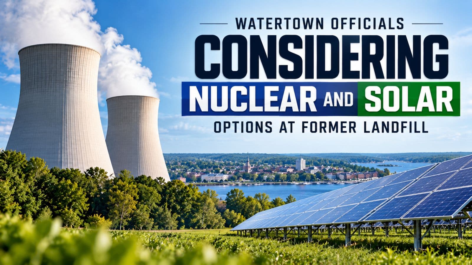Submitted photo for: Watertown weighs nuclear option alongside solar plan for former landfill