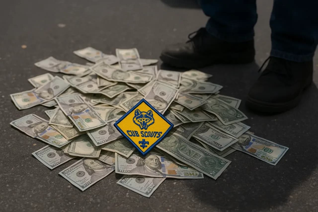 Editorial illustration for: Watertown man charged in alleged $19,597 theft from Cub Scout pack