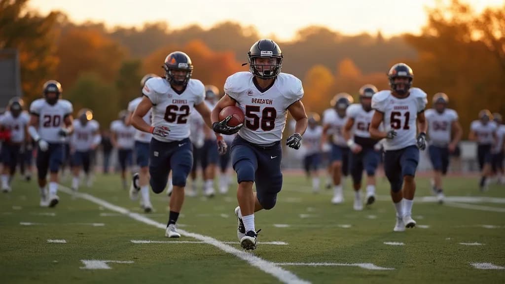 Editorial illustration for: North Country football schedule includes 11 games Friday, Oct. 16