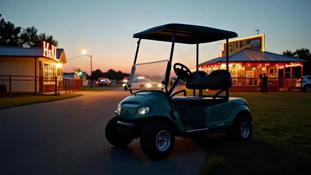 Editorial illustration for: Ogdensburg man charged after alleged golf cart theft at Gouverneur fair