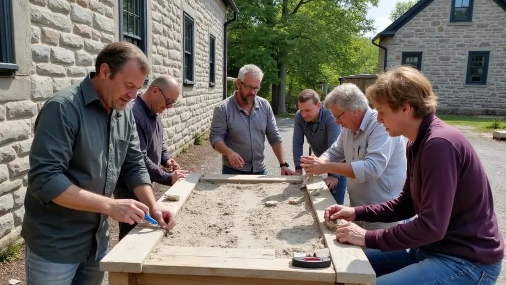 Editorial illustration for: Potsdam workshop focuses on historic masonry repair