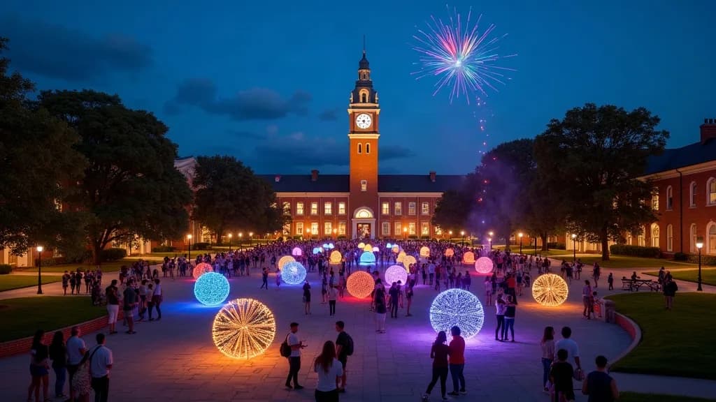 Editorial illustration for: SUNY Potsdam plans free Festival of Lights with drone show